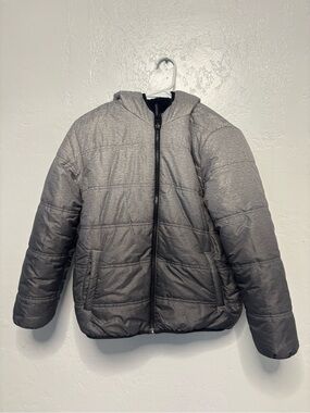 Boys size 14 Eddie Bauer reversible winter jacket, #A1217